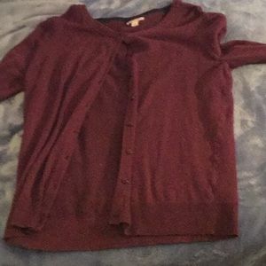 Merona burgundy sweater